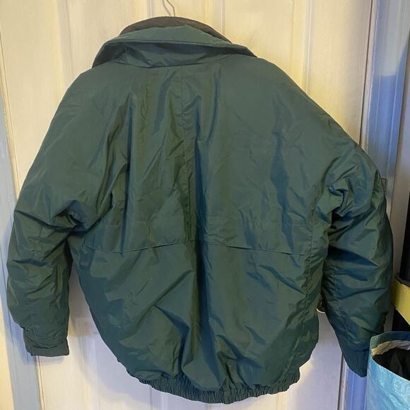 Vtg 90's Y2K Columbia Nylon Jacket Women L Down Fill Duvet Puffer Coat 2 Layers - Picture 11 of 11